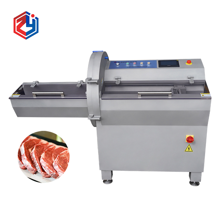 全自動(dòng)冷凍肉切片機操作